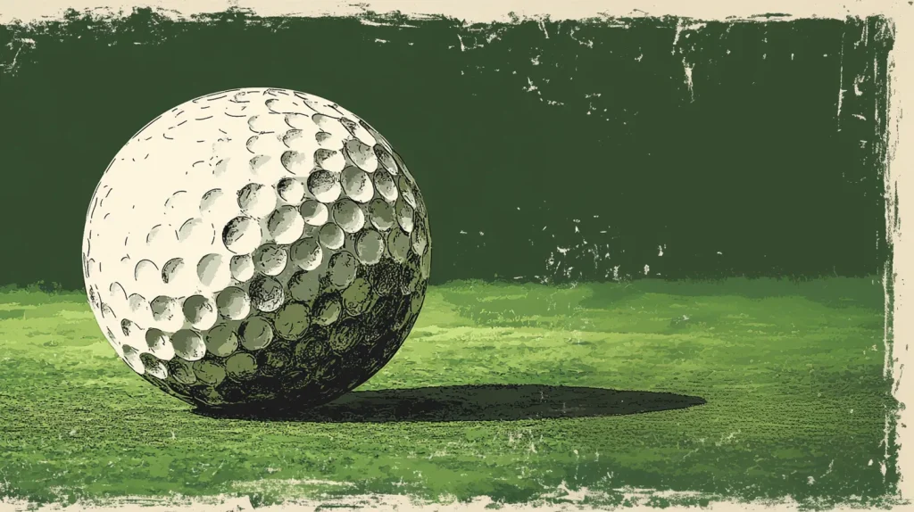 golf ball closeup at pembroke pines country club